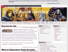 Tablet Screenshot of andrewgreenberg.com